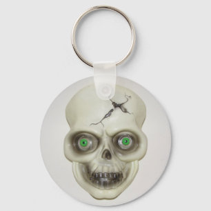 Llavero Muy asustado Halloween Skull Key Chain