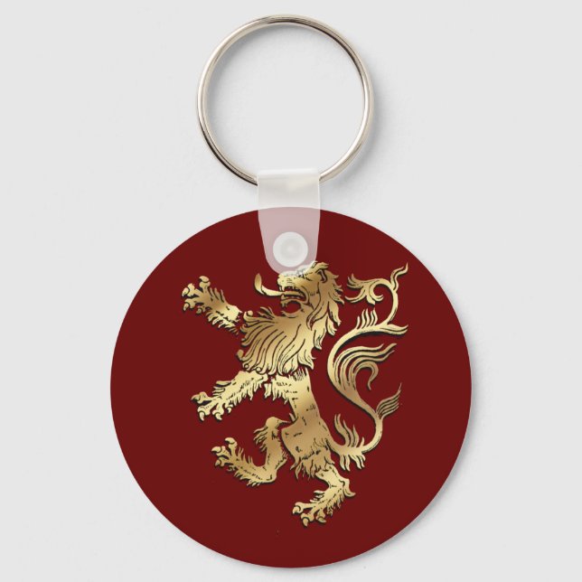 Llavero Muy fresco escudo de armas estilo león para regalo (Anverso)