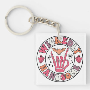 Llavero Muy guapo - Halloween retro