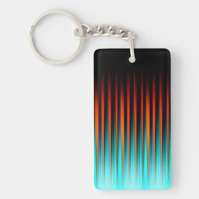 Llavero Muy Guay Moderno Multicolored Striped (Frente)