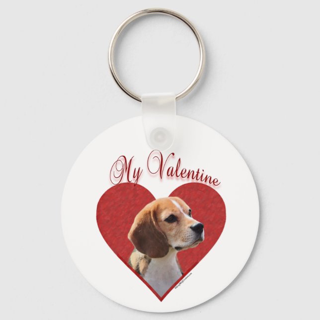 Llavero My Beagle Valentine (Anverso)