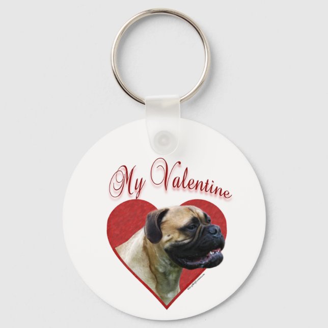 Llavero My Bullmastiff Valentine (Anverso)