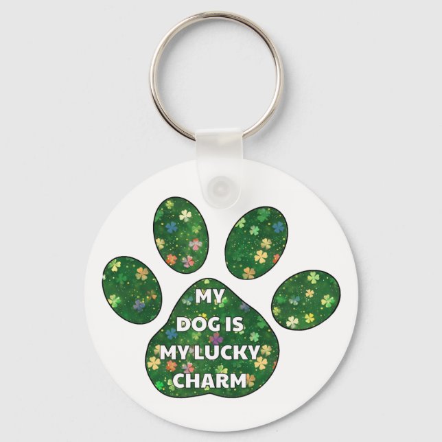 Llavero My Dog is my lucy charm (Anverso)