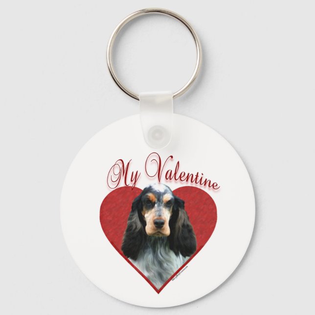 Llavero My English Cocker Spaniel Valentine (Anverso)