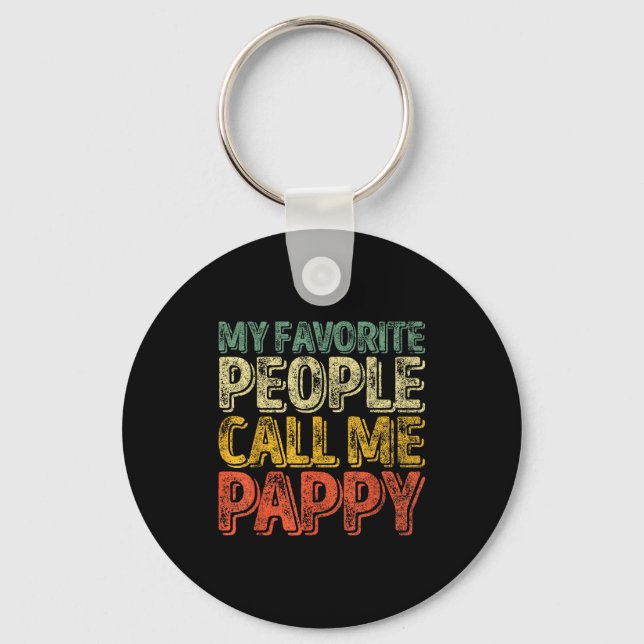 Llavero My Favorite People Call Me Pappy Shirt Funny Chris (Anverso)