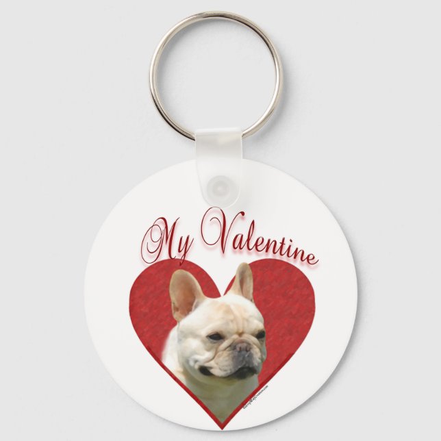 Llavero My Frenchie Valentine (Anverso)