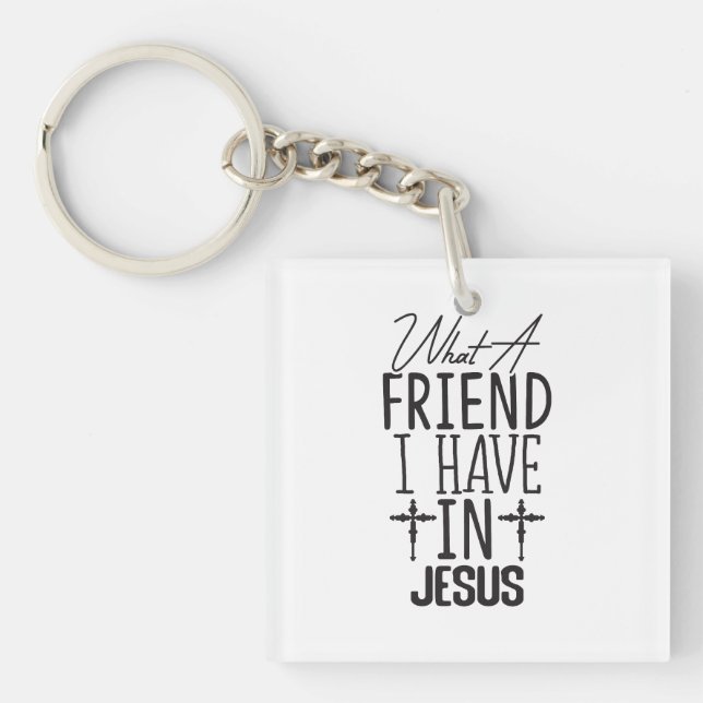 Llavero My Friend is Jesus (Frente)