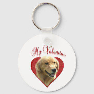 Llavero My Golden Retriever Valentine