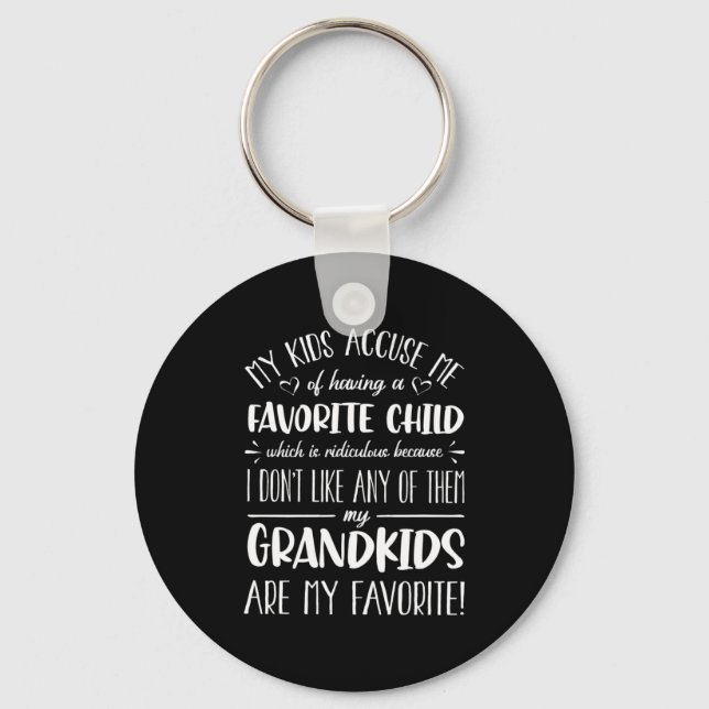 Llavero My Grandkids Are My Favorite Funny Grandmother G  (Anverso)