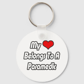 Llavero My Heart Belongs To A Paramedic