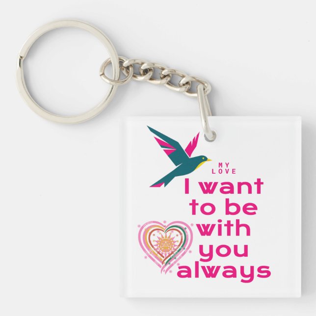 Llavero My love (Frente)