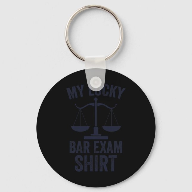 Llavero My Lucky Bar Exam Funny Law School Graduation New  (Anverso)