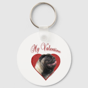 Llavero My Pug Valentine