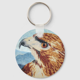 Llavero Mya - Red tail Hawk Keychain