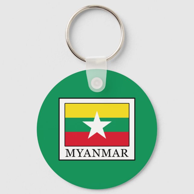 Llavero Myanmar (Anverso)