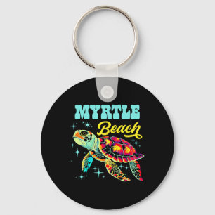Llavero Myrtle Beach Sc Artistic Sea Turtre Retro