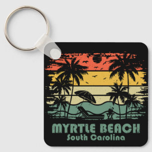 Llavero Myrtle Beach Vintage Carolina del Sur
