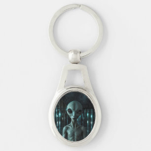 Llavero Mysterious Grey Alien