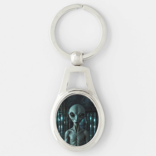 Llavero Mysterious Grey Alien (Anverso)