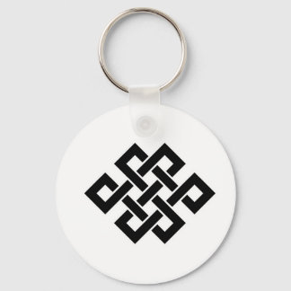 Llavero Mystic Knot - B&W 2