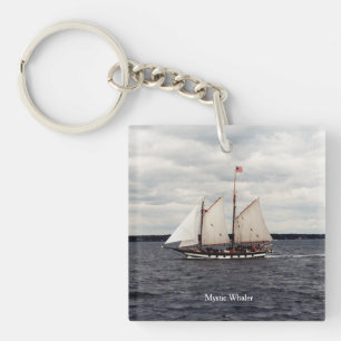 Llavero Mystic Whaler acrílico key chain