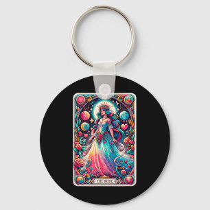 Llavero Mystical Bride Tarot Card Encantador Boda Artwo
