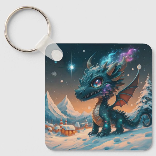 Llavero Mystical Chibi Dragon Winscape (Anverso)