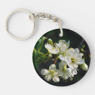 Llavero Mystique Dark Botanical Flor de Ciruelo