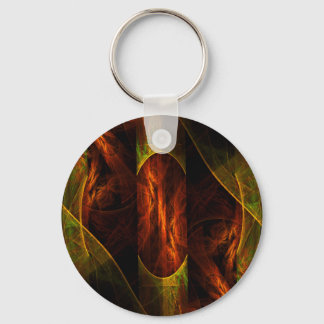 Llavero Mystique Jungle Abstract Art Keychain
