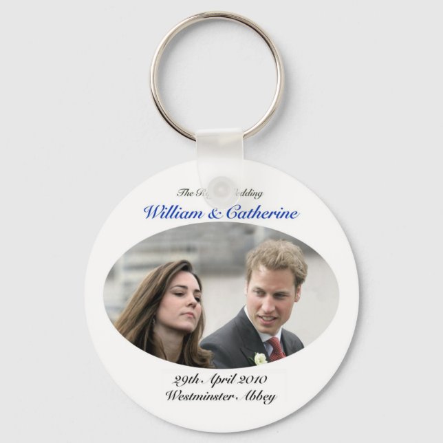Llavero Nº 1 El Boda Real William & Catherine (Anverso)