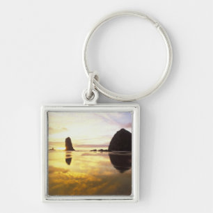 Llavero N.A., EE.UU., Oregón, Cannon Beach Sunset con