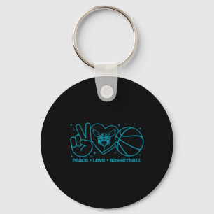 Llavero N Charlotte Hornets Paz Amor Calavera