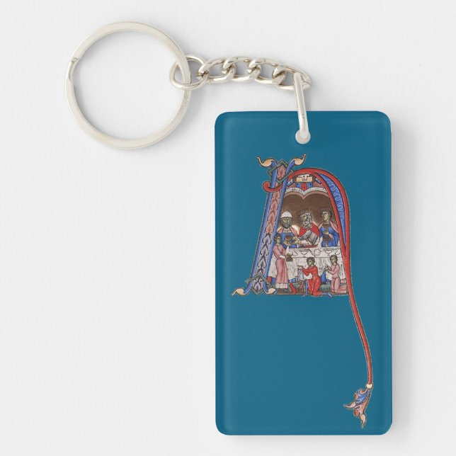 Llavero N inicial iluminado (Frente)