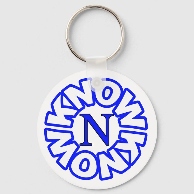 Llavero N La Cadena Clave Know (Anverso)