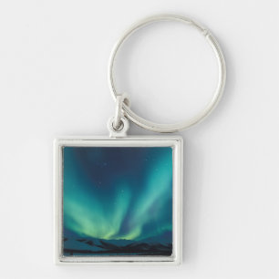 Llavero NA, EE.UU., Alaska, Brooks Range, Cortinas verdes