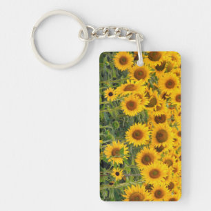 Llavero Na, EE. UU., Colorado, Girasoles