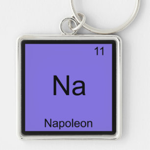 Llavero Na - Napoleón Funny Chemistry Element Symbol Tee