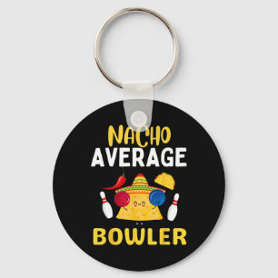 Llavero Nacho Average Bowler Cinco De Mayo Bolos Mexicano