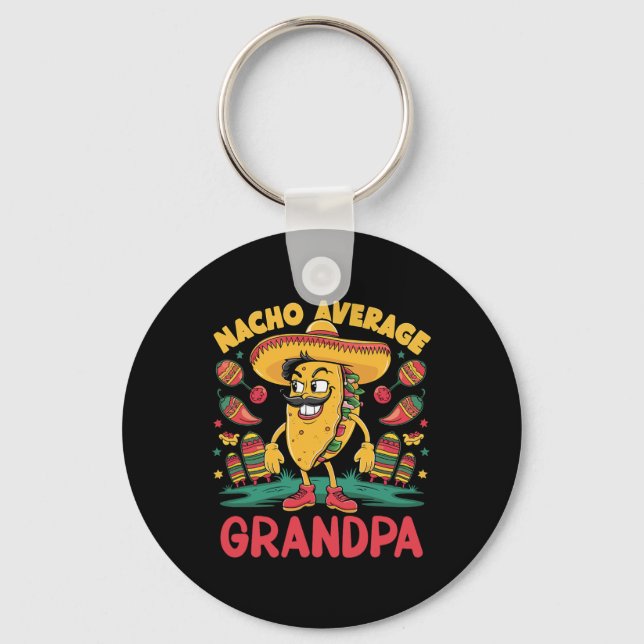 Llavero Nacho Average Grandpa Mexicano Correspondiente Cin (Anverso)