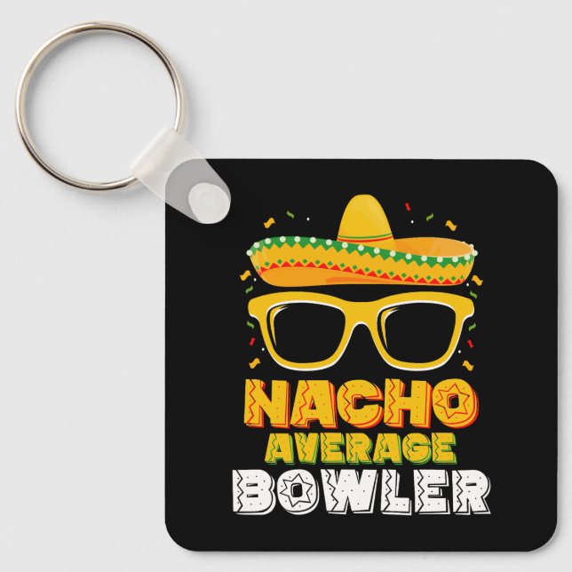 Llavero Nacho Promedio de Bowler Cinco De MayoNacho Promed (Anverso)