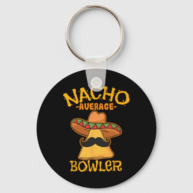 Llavero Nacho Promedio de Bowler Mexicano Cinco De Mayo (Anverso)