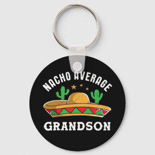 Llavero Nacho Promedio Nieto Funny Pun de Comida Mexicana