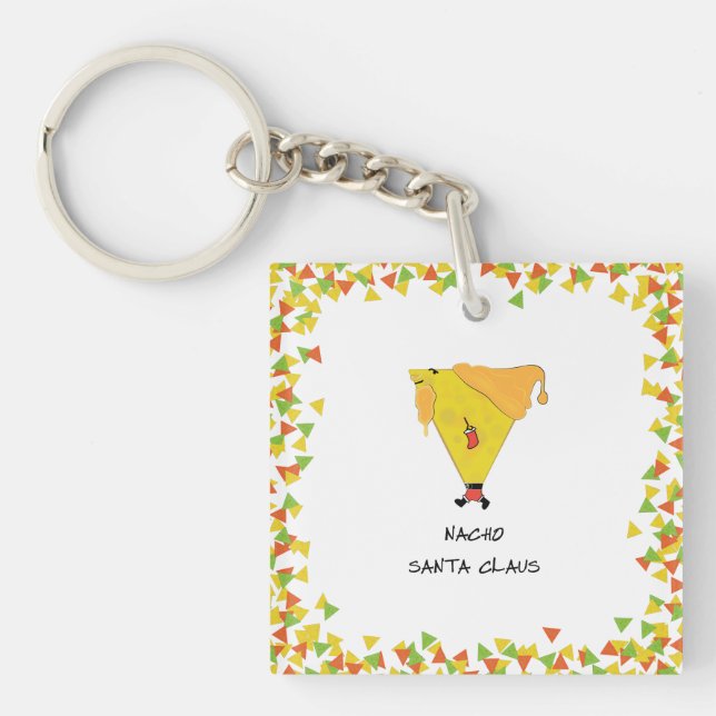 Llavero Nacho Santa con Chips (Frente)