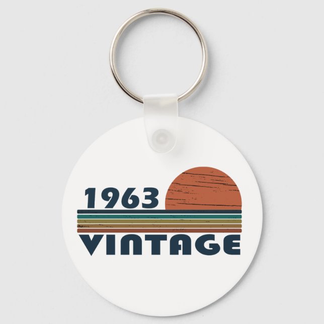 Llavero Nacido en 1963, en un antiguo cumpleaños (Anverso)