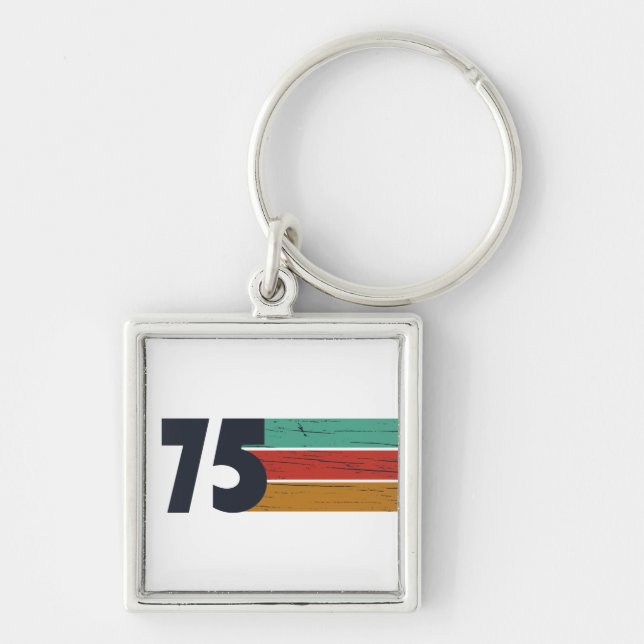 Llavero Nacido en 1975, regalo de 50 años (Frente)