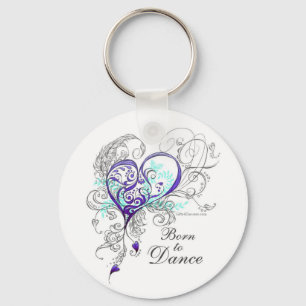 Llavero Nacido en Dance Keychain (blanco)