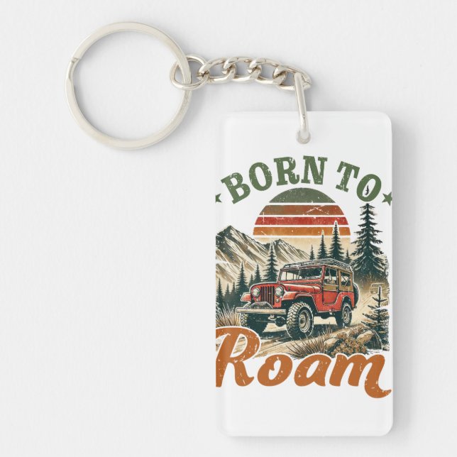 Llavero Nacido en el Rótulo Roam (Frente)