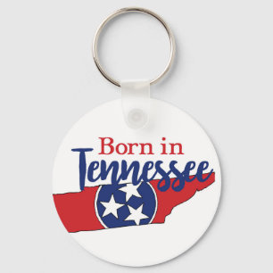 Llavero Nacido en los Símbolos Estatales de Tennessee, est