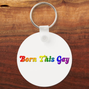 Llavero Nacido Gay – Orgullo LGBTQ+ Arcoíris Audaz