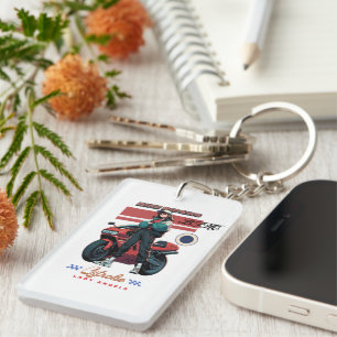 Llavero Nacido para andar   cadena de claves para motocicl